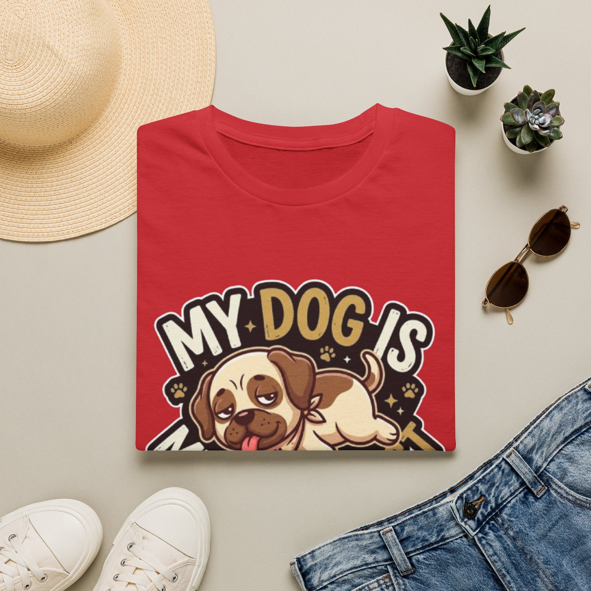 My Dog Is My Therapist – Funny Dog Lover T-Shirt