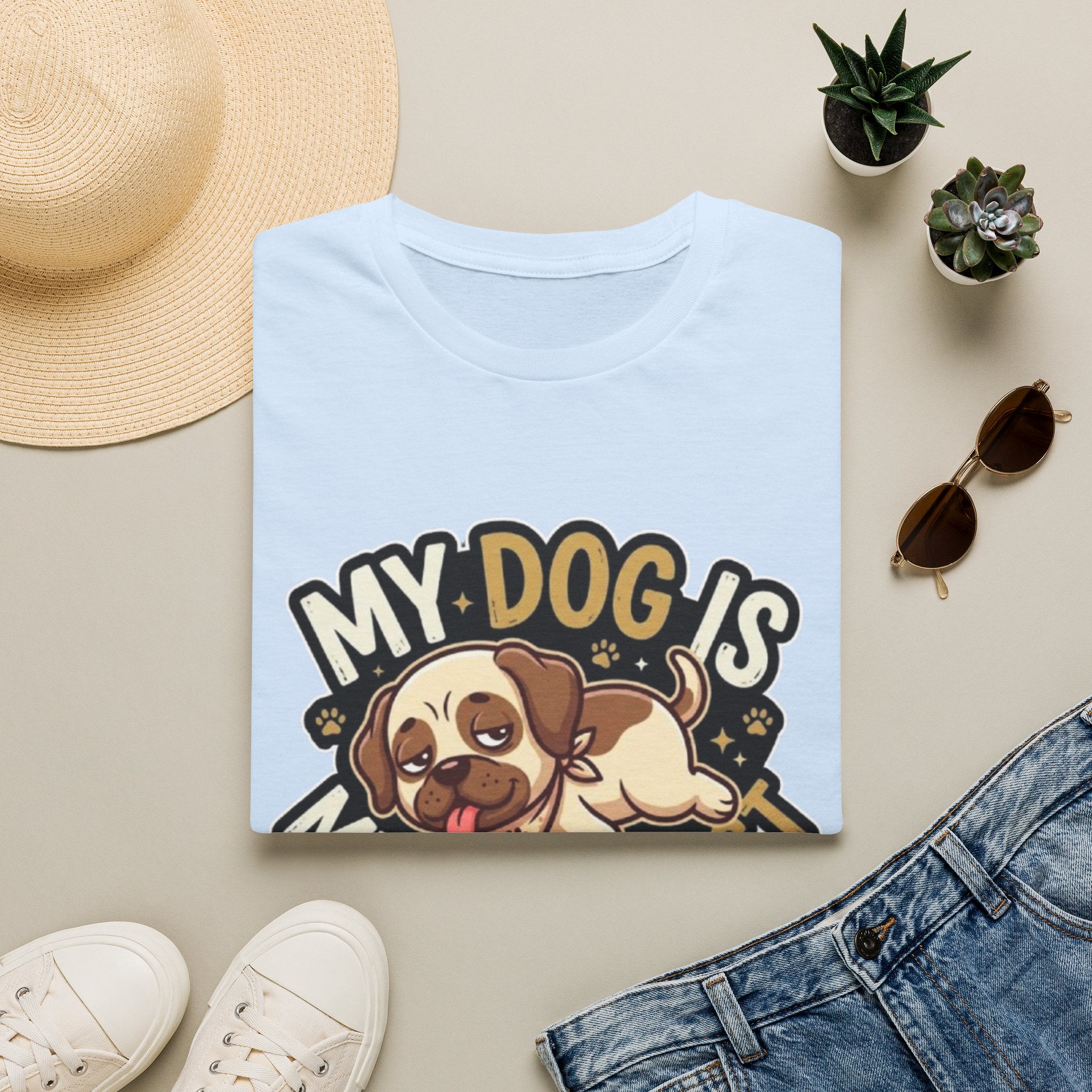 My Dog Is My Therapist – Funny Dog Lover T-Shirt