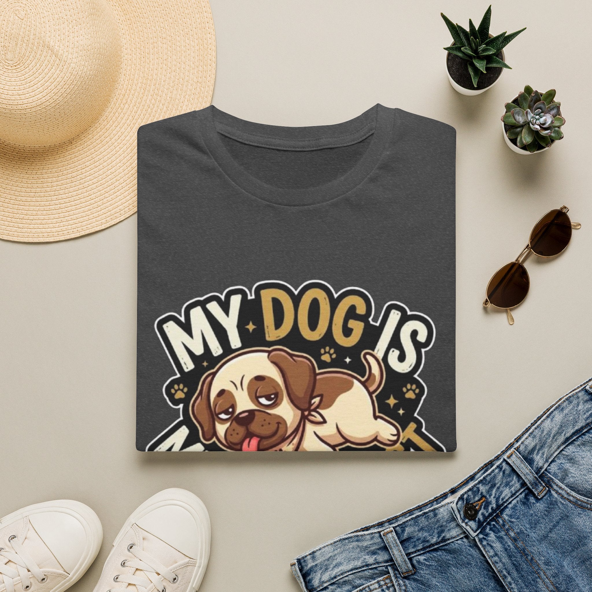 My Dog Is My Therapist – Funny Dog Lover T-Shirt