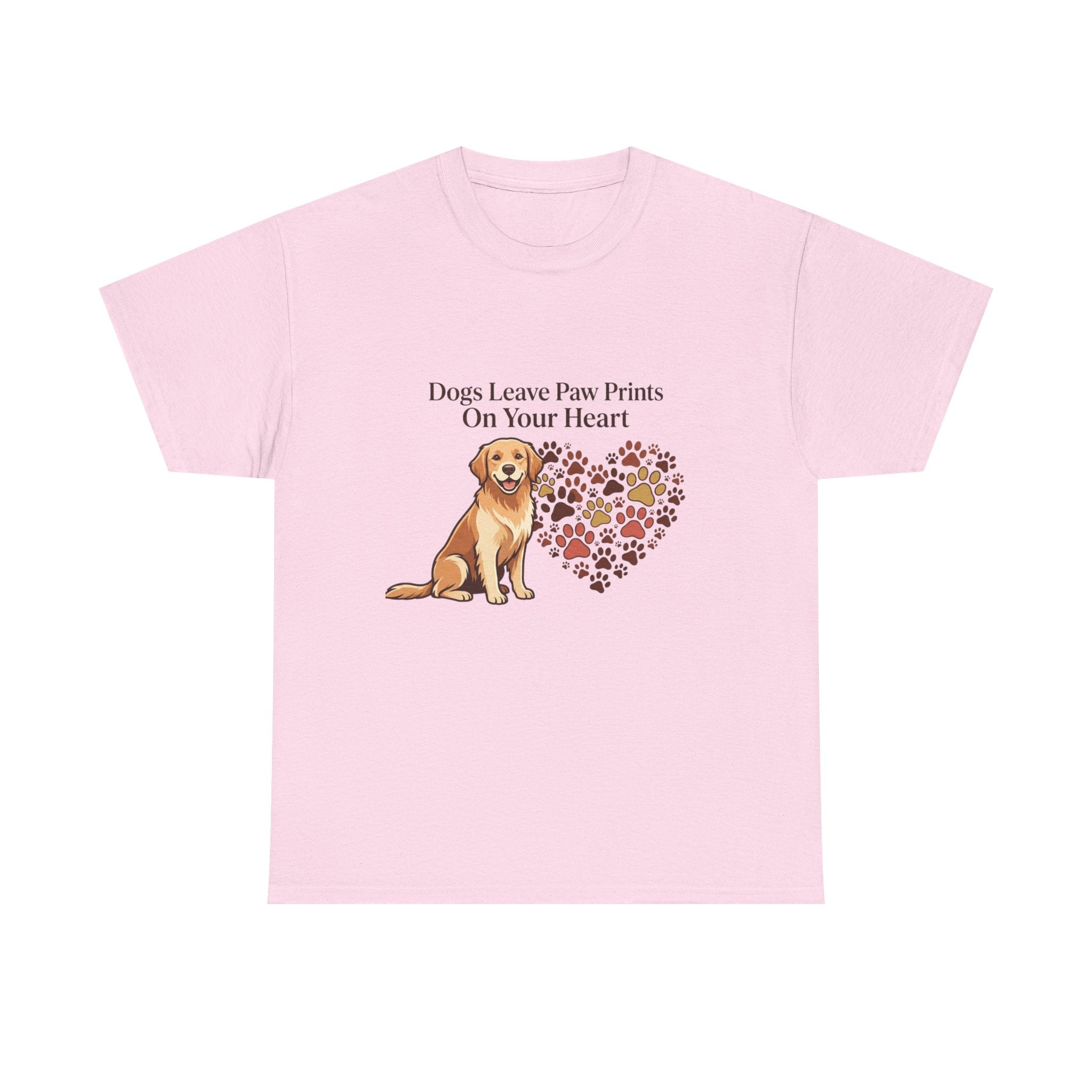 Dogs Leave Paw Prints On Your Heart – Cute Dog Lover Unisex T-Shirt