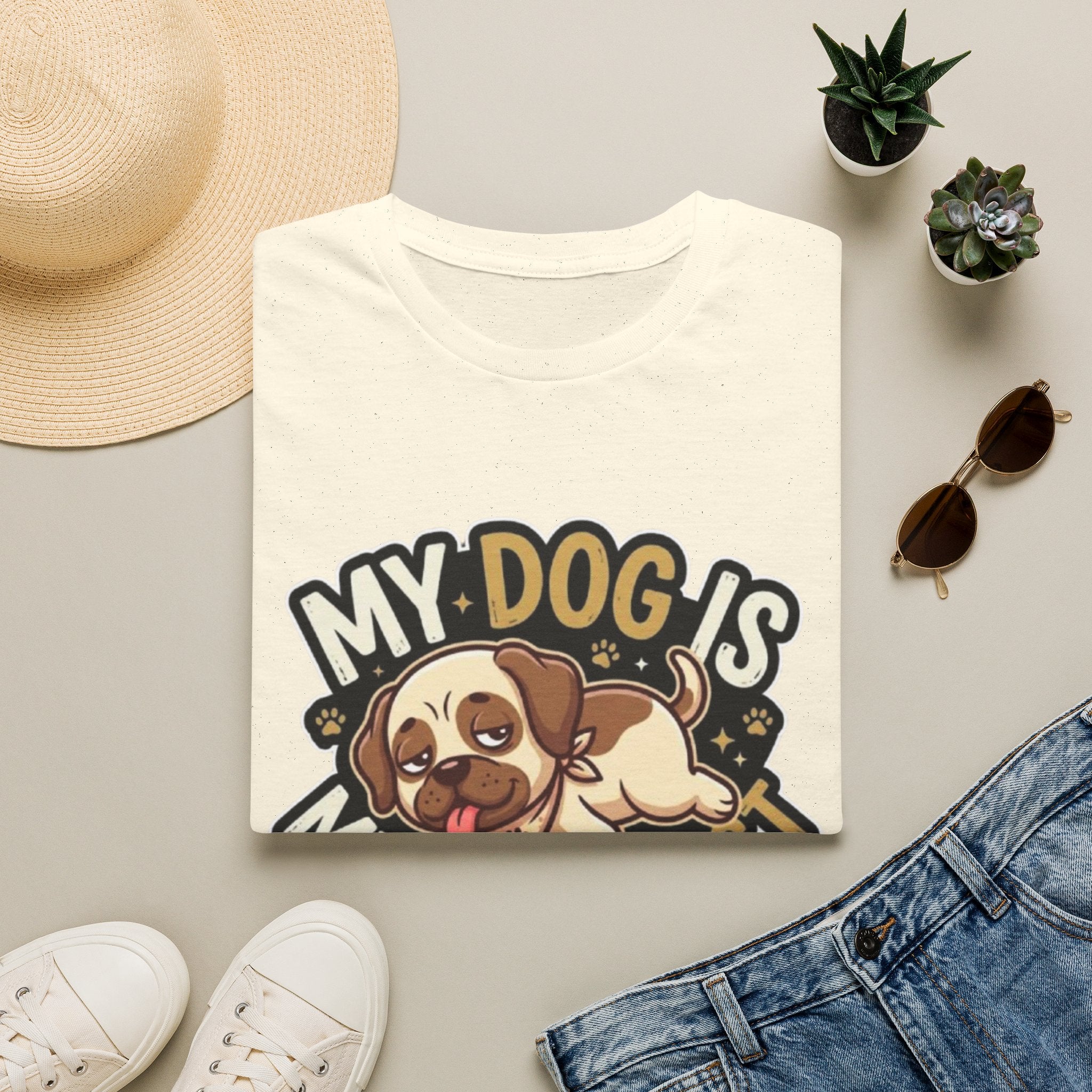 My Dog Is My Therapist – Funny Dog Lover T-Shirt