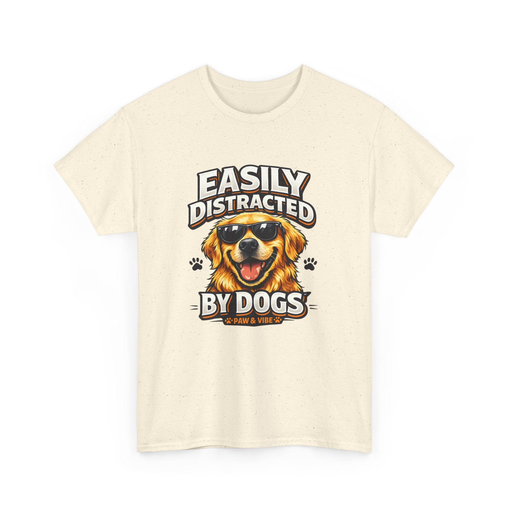 Easily Distracted By Dogs – Funny Dog Lover T-Shirt