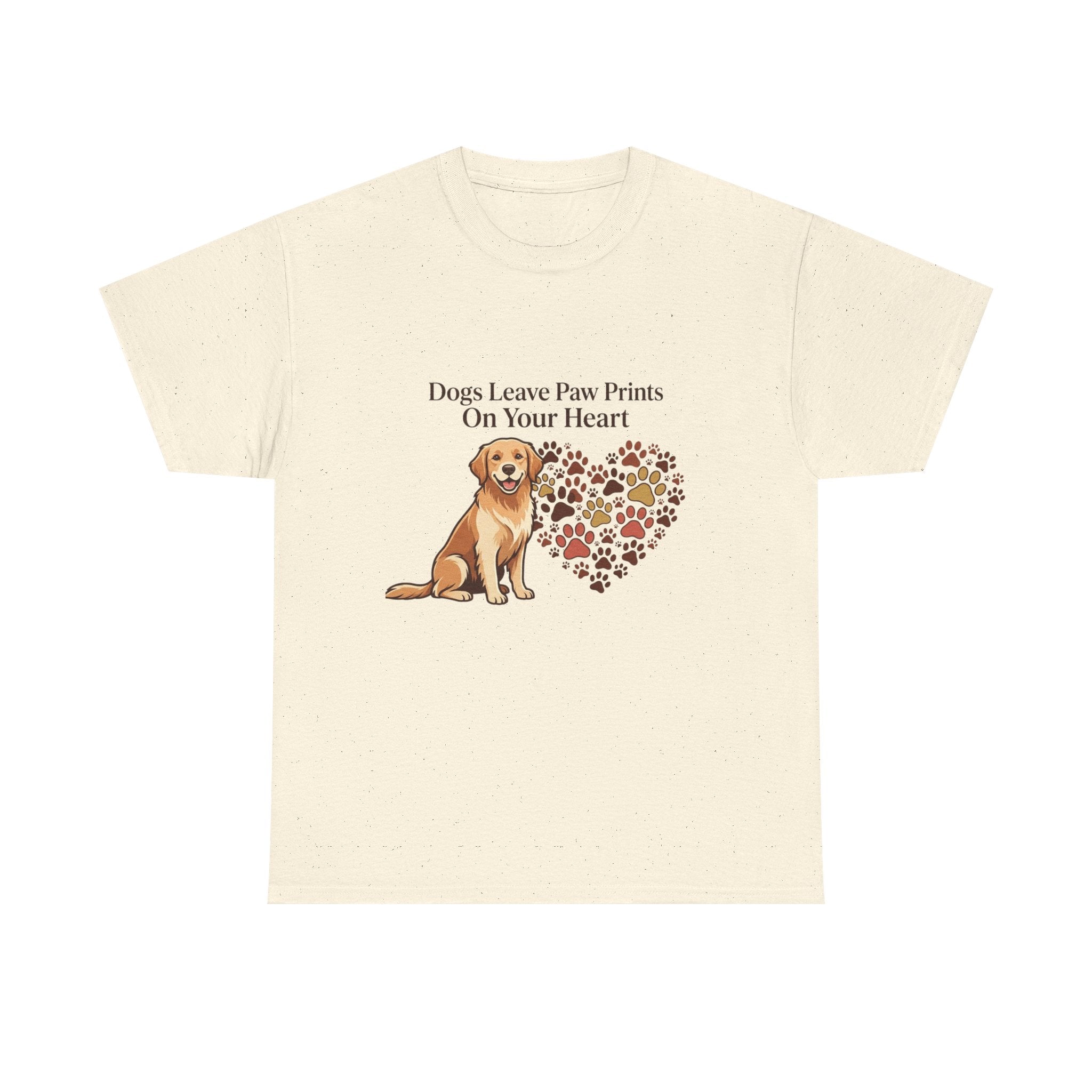 Dogs Leave Paw Prints On Your Heart – Cute Dog Lover Unisex T-Shirt