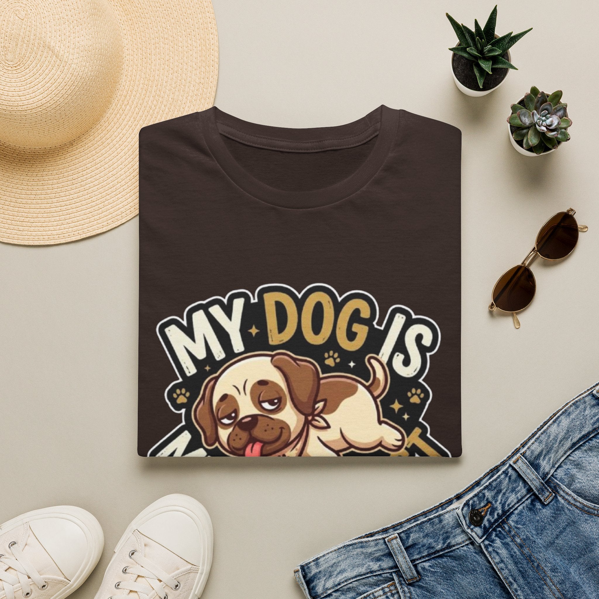 My Dog Is My Therapist – Funny Dog Lover T-Shirt