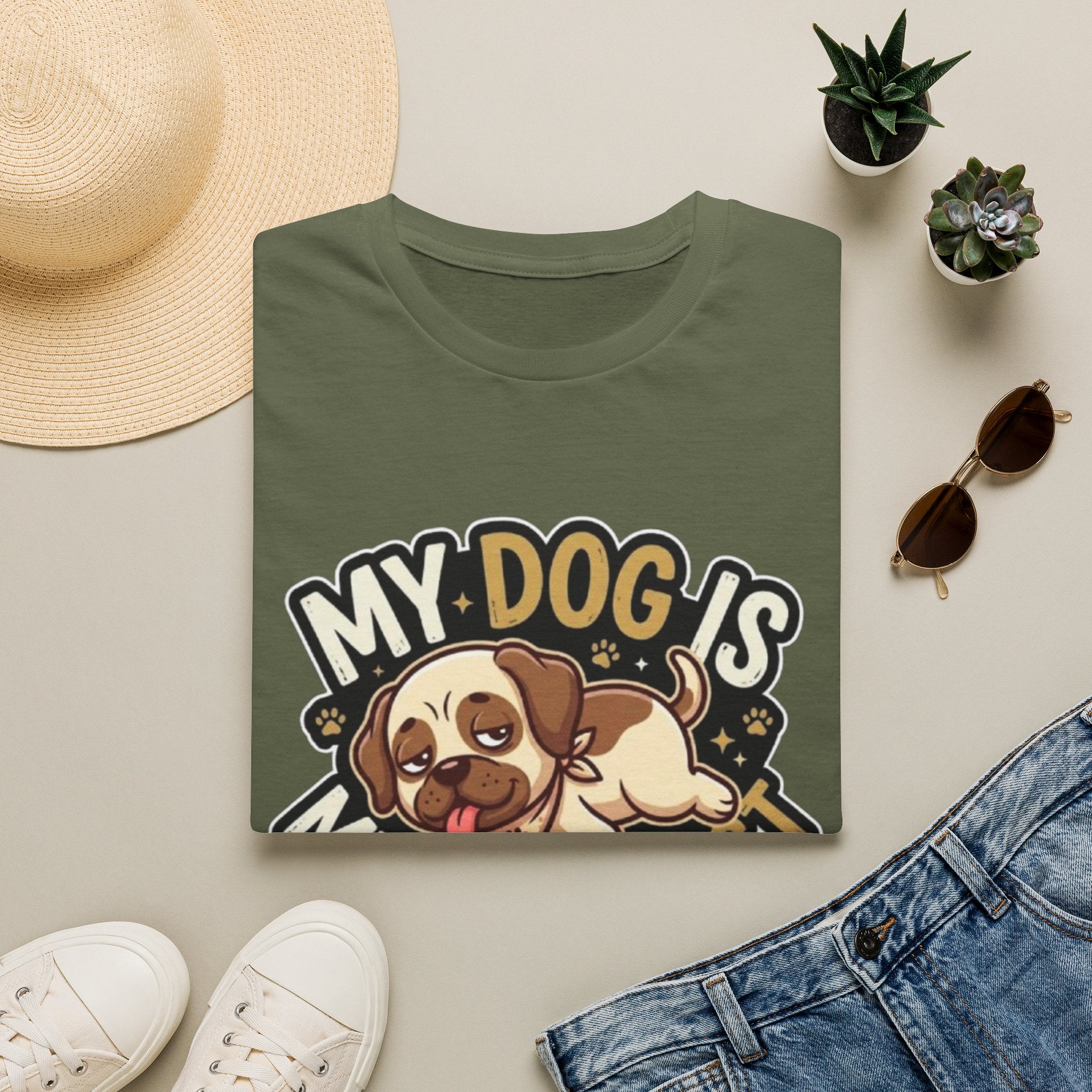 My Dog Is My Therapist – Funny Dog Lover T-Shirt