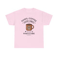 Paws & Coffee Unisex T-Shirt | Cute Dog Lover Graphic Tee | Pet Lover Gift