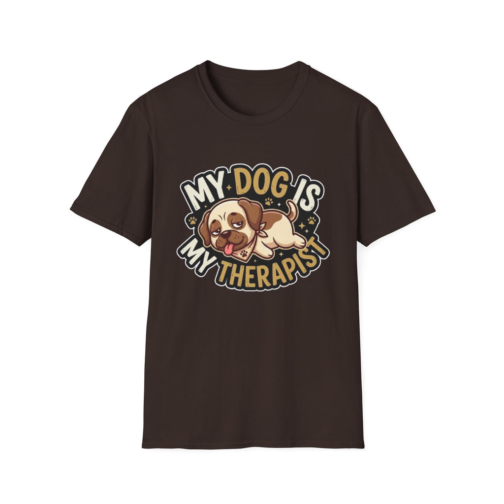 My Dog Is My Therapist – Funny Dog Lover T-Shirt
