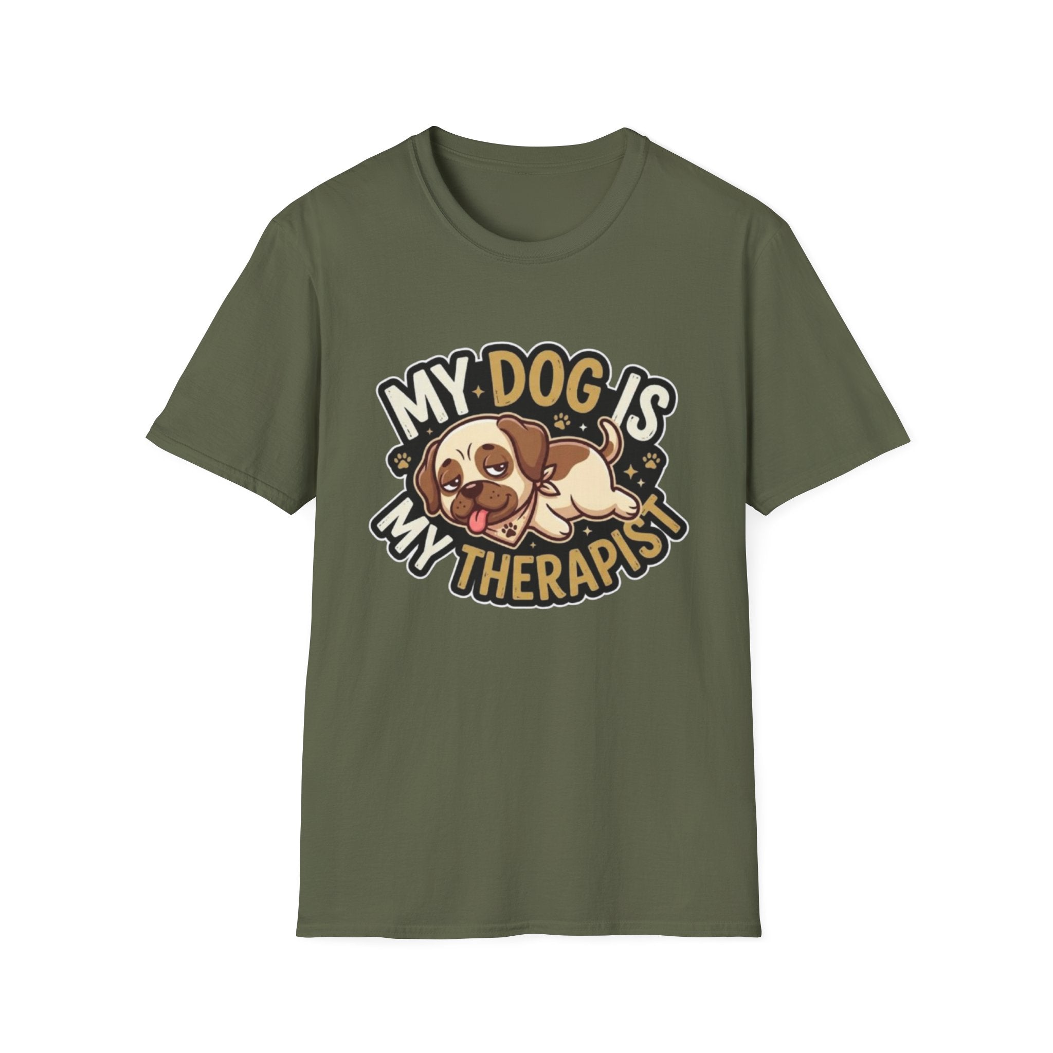 My Dog Is My Therapist – Funny Dog Lover T-Shirt