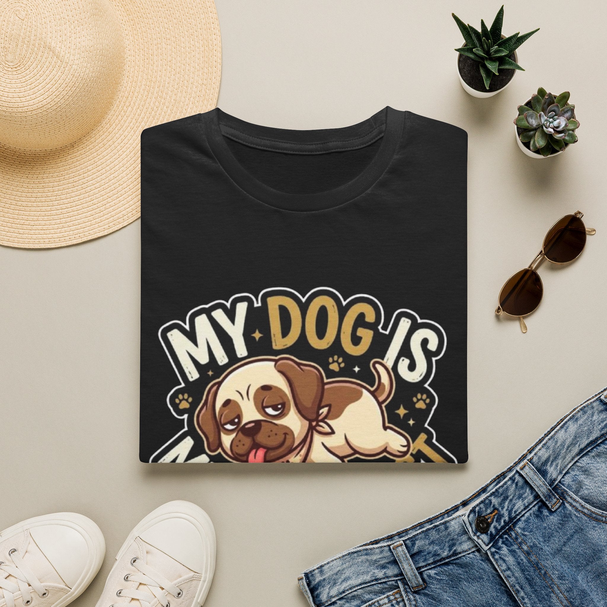 My Dog Is My Therapist – Funny Dog Lover T-Shirt